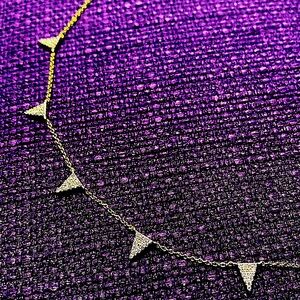 ♦️Stunning Gold & Diamond Necklace